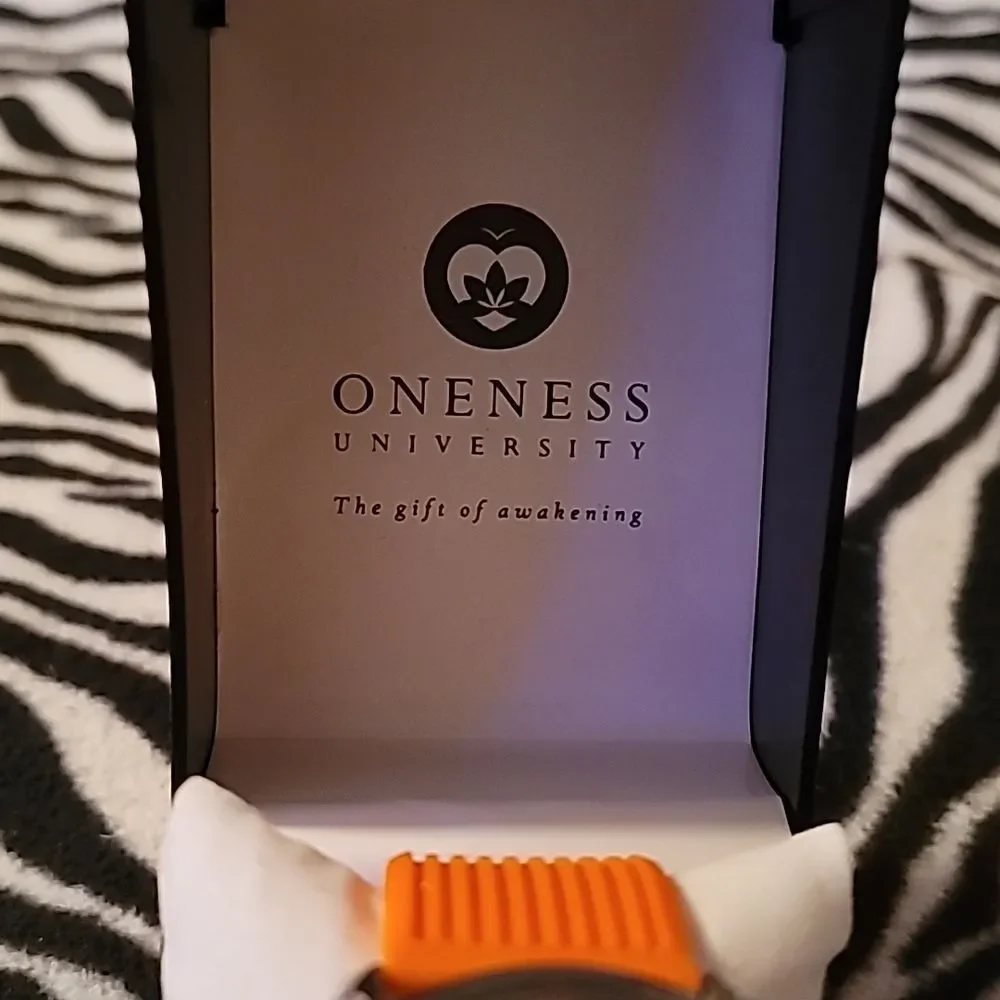 Oneness University Watch Not Casio Like New in Box Silvertibe Case‎ Orange Band